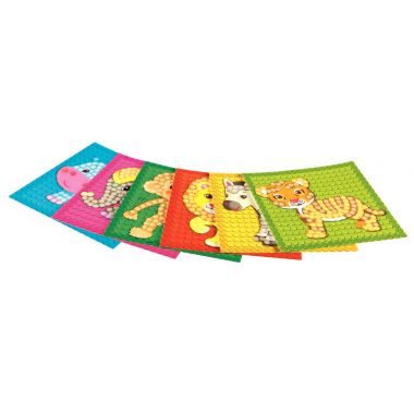 Lot de 30 cartes à décorer PLAYMAIS Mosaïc
