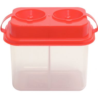 Pot anti verse double compartiment 2 x 170ml