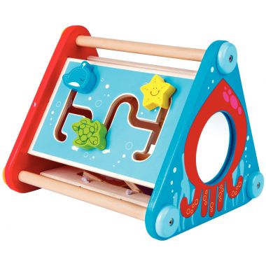Triptyque d'activités en bois