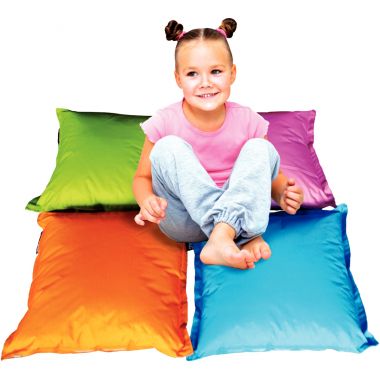 Set de 4 coussins 60x60cm assortis