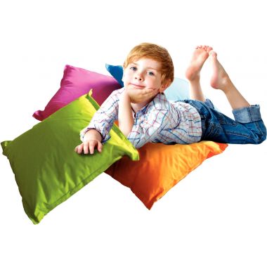 Set de 4 coussins 60x60cm assortis