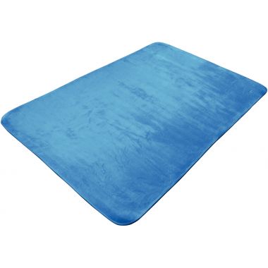 Tapis ultra soft 70x95cm bleu