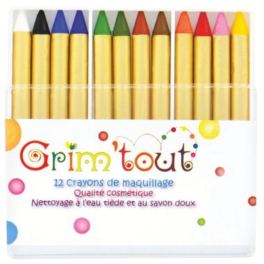 Boîte de 12 crayons de maquillage