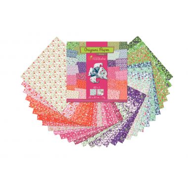 Pochette de 60 feuilles Origami Liberty format  20 x 20 cm