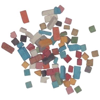 Pot de 1kg de mini mosaïques antiques, format 5x5 mm