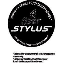 Stylo bille 4 Couleurs Stylet