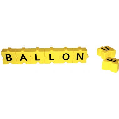 Sachet de 90 lettres majuscules 3x3 cm