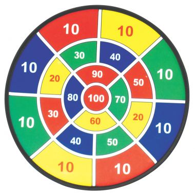 Sachet de 3 cibles diamètre 45cm avec 9 balles