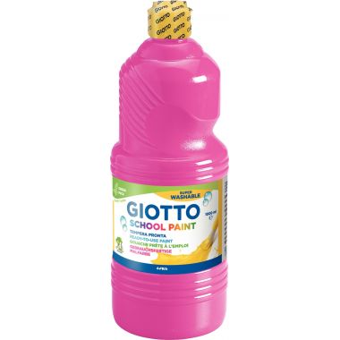 Flacon de 1 L de gouache liquide lavable GIOTTO coloris magenta