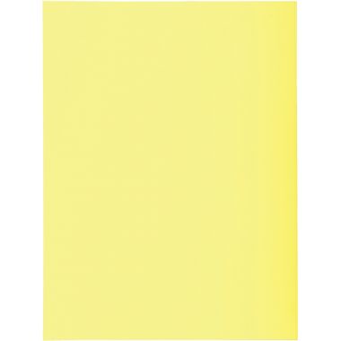 Paquet de 50 chemises 2 rabats SUPER 210g, format 24x32 cm, canari