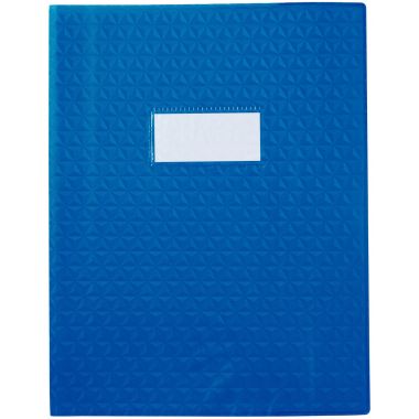 Paquet de 30 protège-cahiers grain 10/100ème format 17 x 22 cm coloris bleu foncé