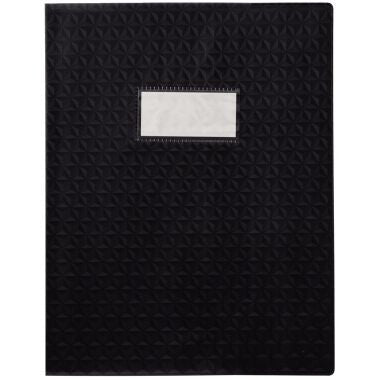 Paquet de 30 protège-cahiers grain 10/100ème format 17 x 22 cm coloris noir