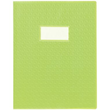 Paquet de 30 protège-cahiers grain 10/100ème format 17 x 22 cm coloris vert clair