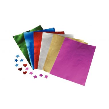 Paquet de 100 feuilles métallisées A4 1 face