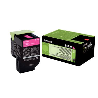 Lexmark 80C2SM0 toner laser magenta  authentique