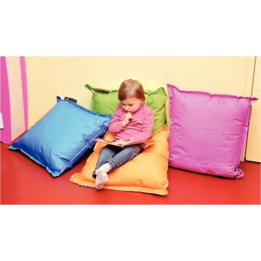 Set de 4 coussins 60x60cm assortis
