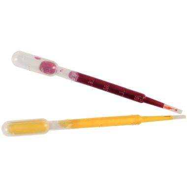 Lot de 10 pipettes compte goutte 3 ml graduées