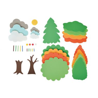 Kit de 540 pièces les 4 saisons en mousse de caoutchouc
