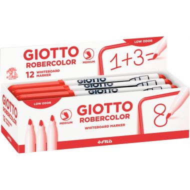 Feutre tableau blanc Robercolor pointe moyenne ogive rouge