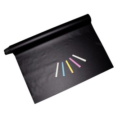 Rouleau tableau mural autocollant noir