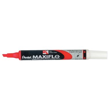 Marqueur tableau blanc Maxiflo pointe biseautée 4,6mm rouge