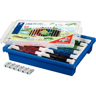 Classpack de 288 crayons de couleur Colour 185 dont 24 gratuits