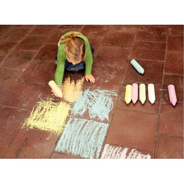 Set de 6 craies trottoir jumbo