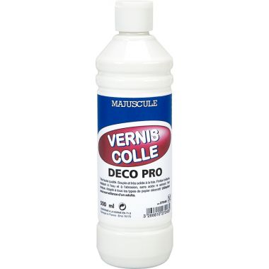Flacon de 500 ml de vernis colle Déco Pro
