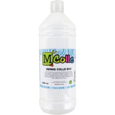 Flacon 1L de vernis colle économique M'Colle