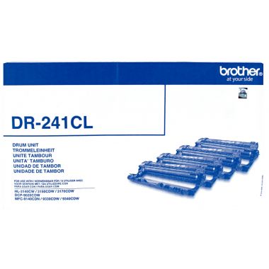 Brother DR241CL tambour laser noire, cyan, magenta et jaune authentique