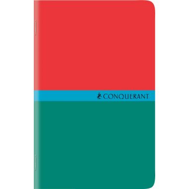 Carnet piqué 96 pages CONQUERANT, format 9x14 cm, quadrillé 5x5, papier 70g