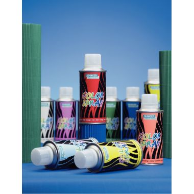 Carton de 10 aérosols de peinture 150 ml avec solvant