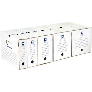 Paquet de 10 boites d'archives 34x25cm dos 10cm MBUSINESS 64175