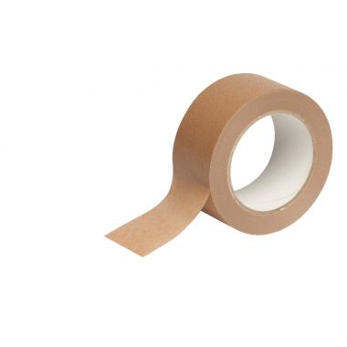 Lot de 6 rouleaux adhésifs kraft havane 50mx50mm