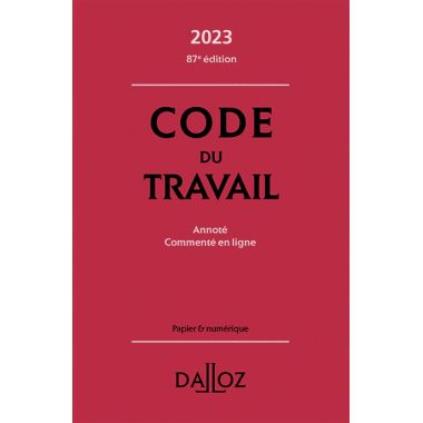 Code du travail édition 2024, 88ème édition