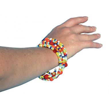 Sachet de 10 bracelets fil mémoire, 5 spirales diamètre 7 cm