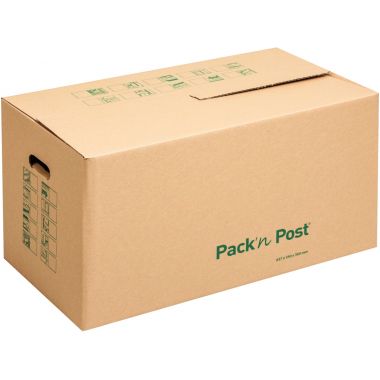 Paquet de 10 cartons déménagement 637x340x360mm