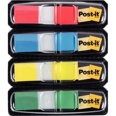 Carte de 4 x 35 index post-it étroit format 12 x 44 mm