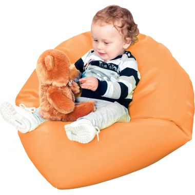 Coussin poire 100x49cm orange