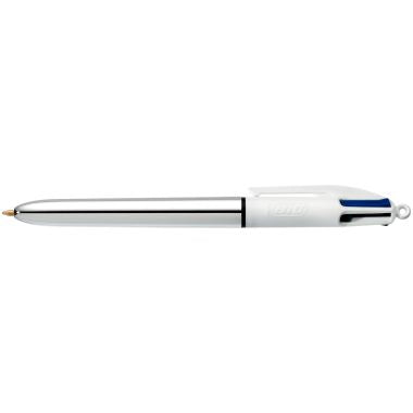 Bic - Stylo bille 4 Couleurs Shine silver - 982873