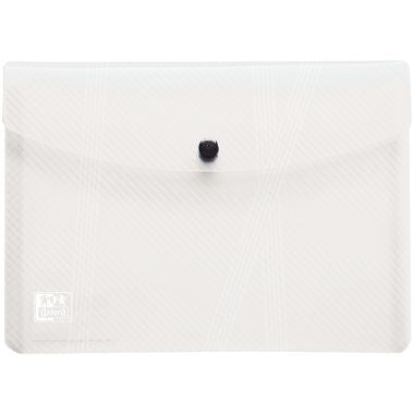 Paquet de 5 enveloppes à pression en polypropylène HAWAÏ pour format A5, incolore