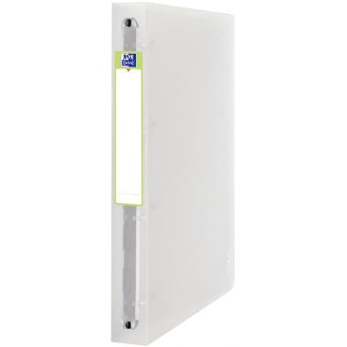 Classeur 4 anneaux en polypropylène 2ND LIFE, format A4+, dos 4 cm, incolore