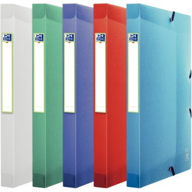 Boite de classement en polypropylène 2ND LIFE dos 2,5 cm, coloris assortis
