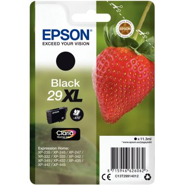 Epson FRAISE / 29XL cartouche jet d'encre noire haute capacité authentique (T299140)
