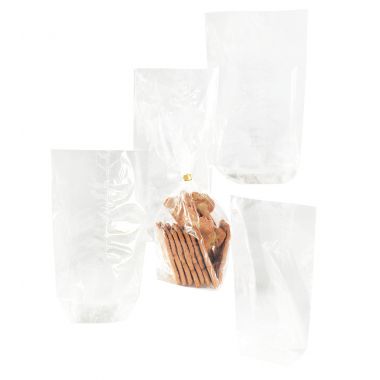 Lot de 100 sachets de cellophane format 11,5 x 19 cm