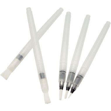 Lot de 6 pinceaux à réservoir pointes moyennes