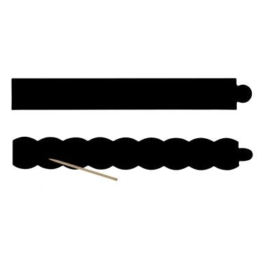 Lot de 12 bracelets en carte à gratter