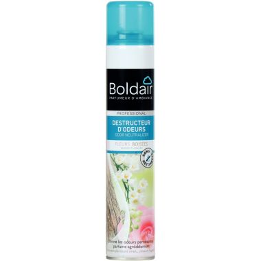 Aérosol 500ml destructeur d'odeurs fleurs boissées
