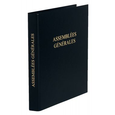 Classeur registre assemblées générales