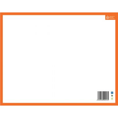 Ardoise effaçable à sec blanche 21x26.5cm